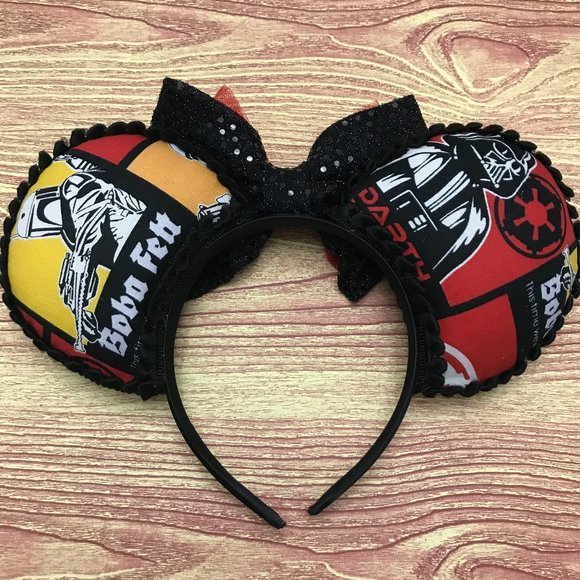 Brand New Handmade Star Wars Inspired Mouse Ears Headband - Picture 5 of 5